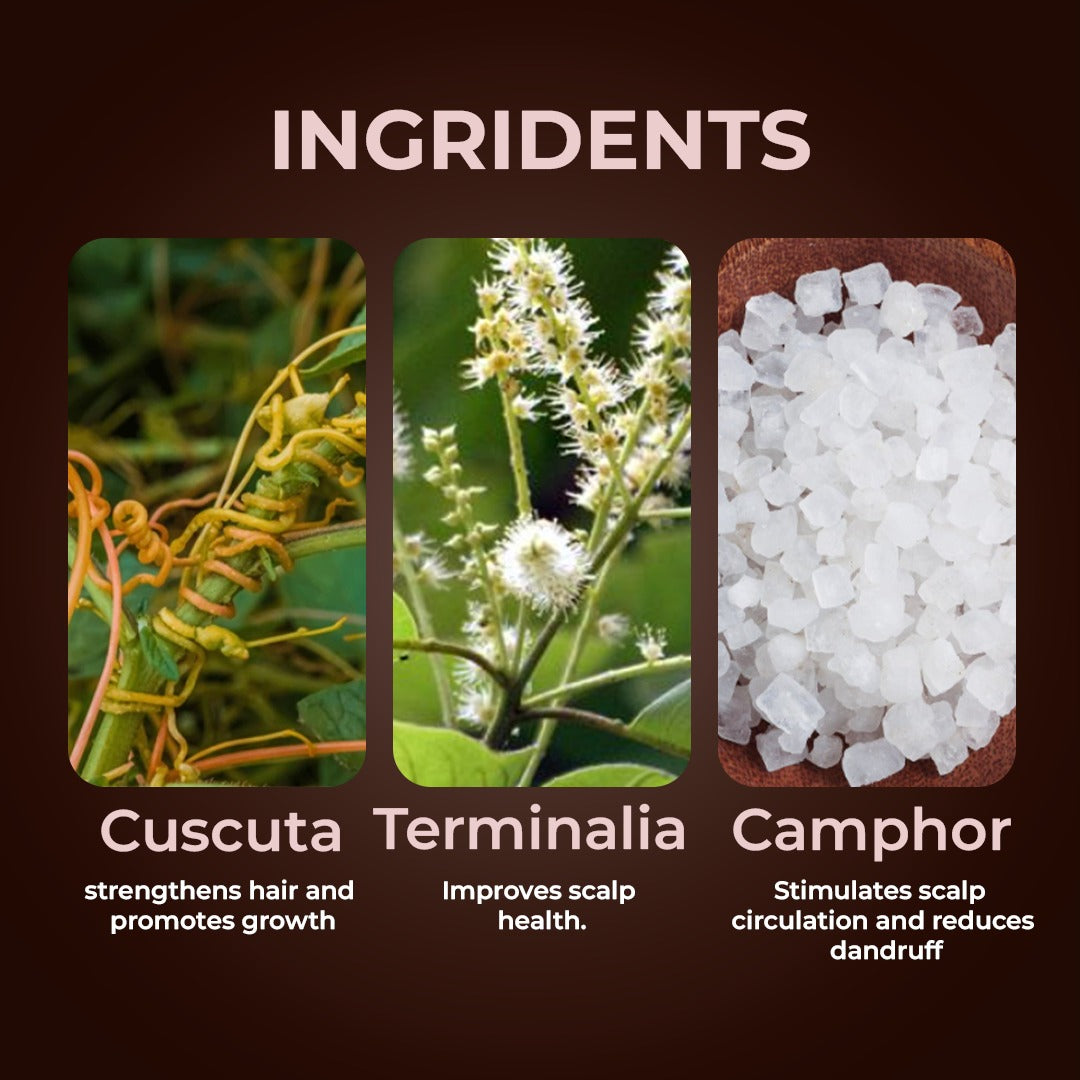 Cuscuta & Terminalia Advanced Hair growth Oil Anagain